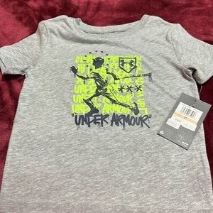 NWT boys 2t under armour short sleeve tshirt